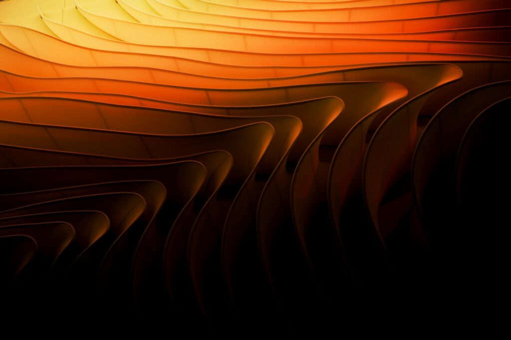 A computer generated image of an abstract structure